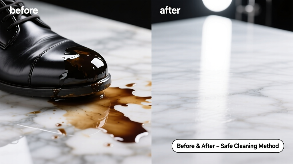 How to Remove Shoe Polish from Marble Safely