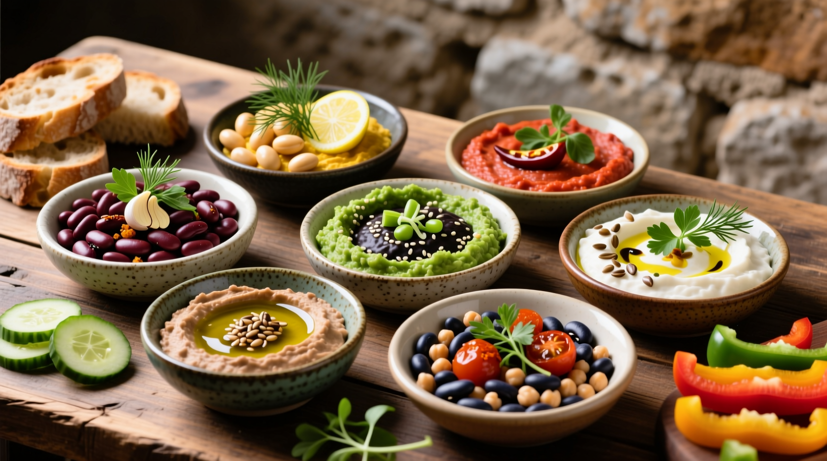 make a variety of different delicious bean dips with t