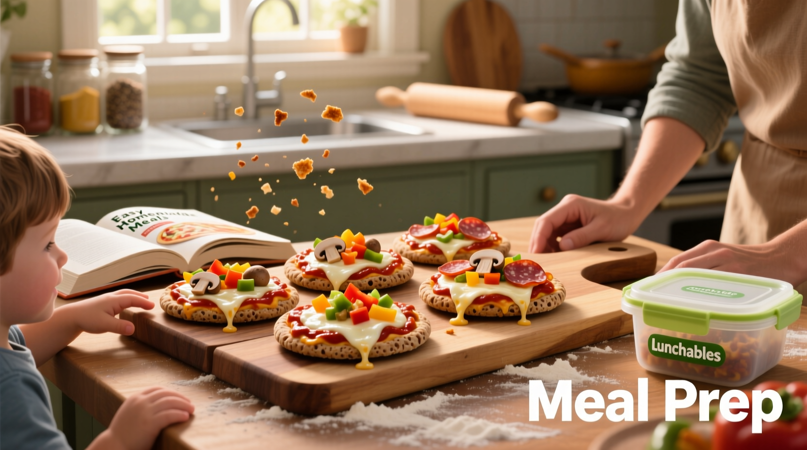 save money with homemade versions of pizza lunchables