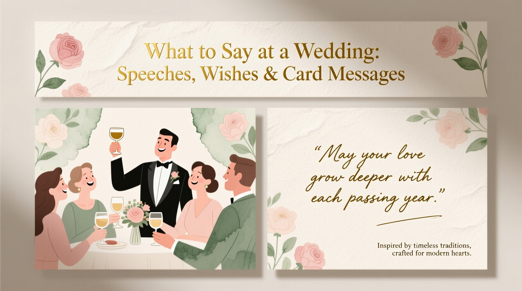 what to say at a wedding