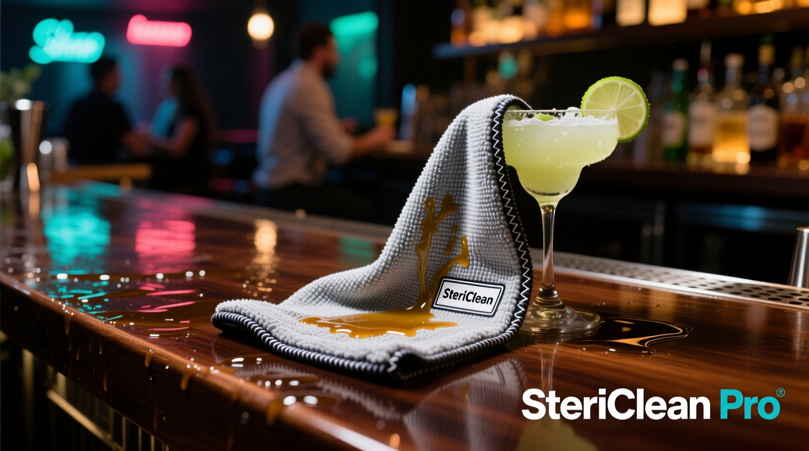 best antimicrobial cloths for wiping down bar tops after sticky margarita nights
