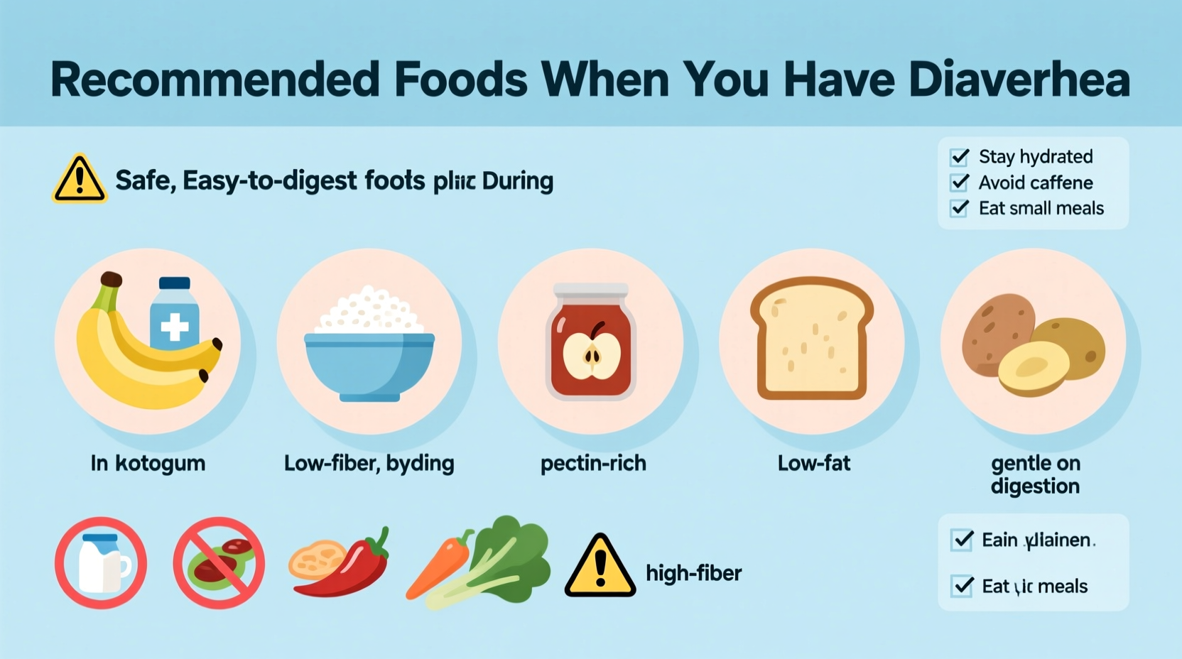 what foods to eat if you have diarrhea