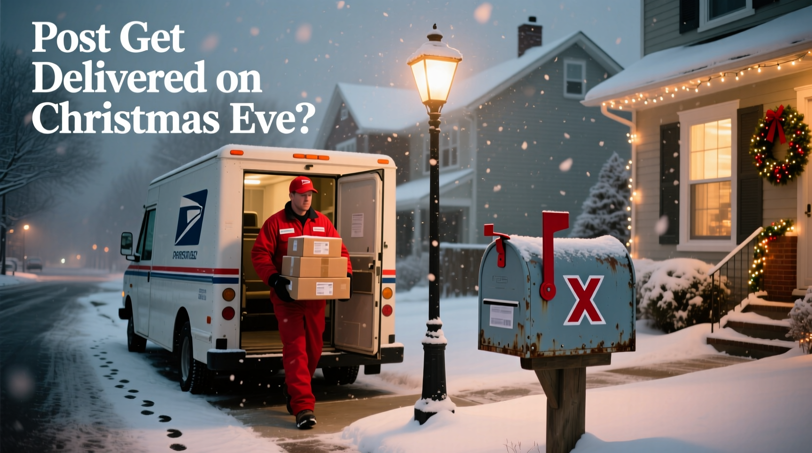 does post get delivered on christmas eve