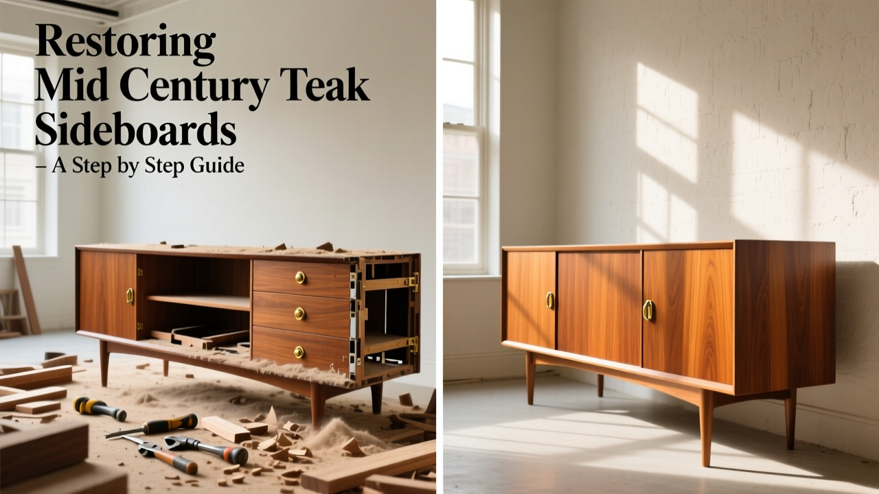 Restoring Mid Century Teak Sideboards A Step By Step Guide