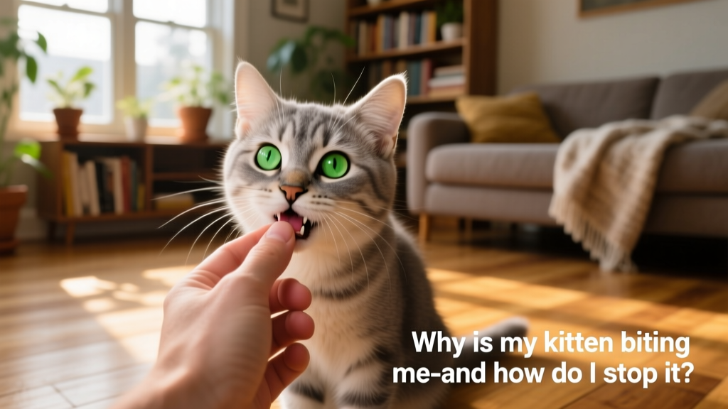 Why Is My Kitten Biting Me—and How Do I Stop It?