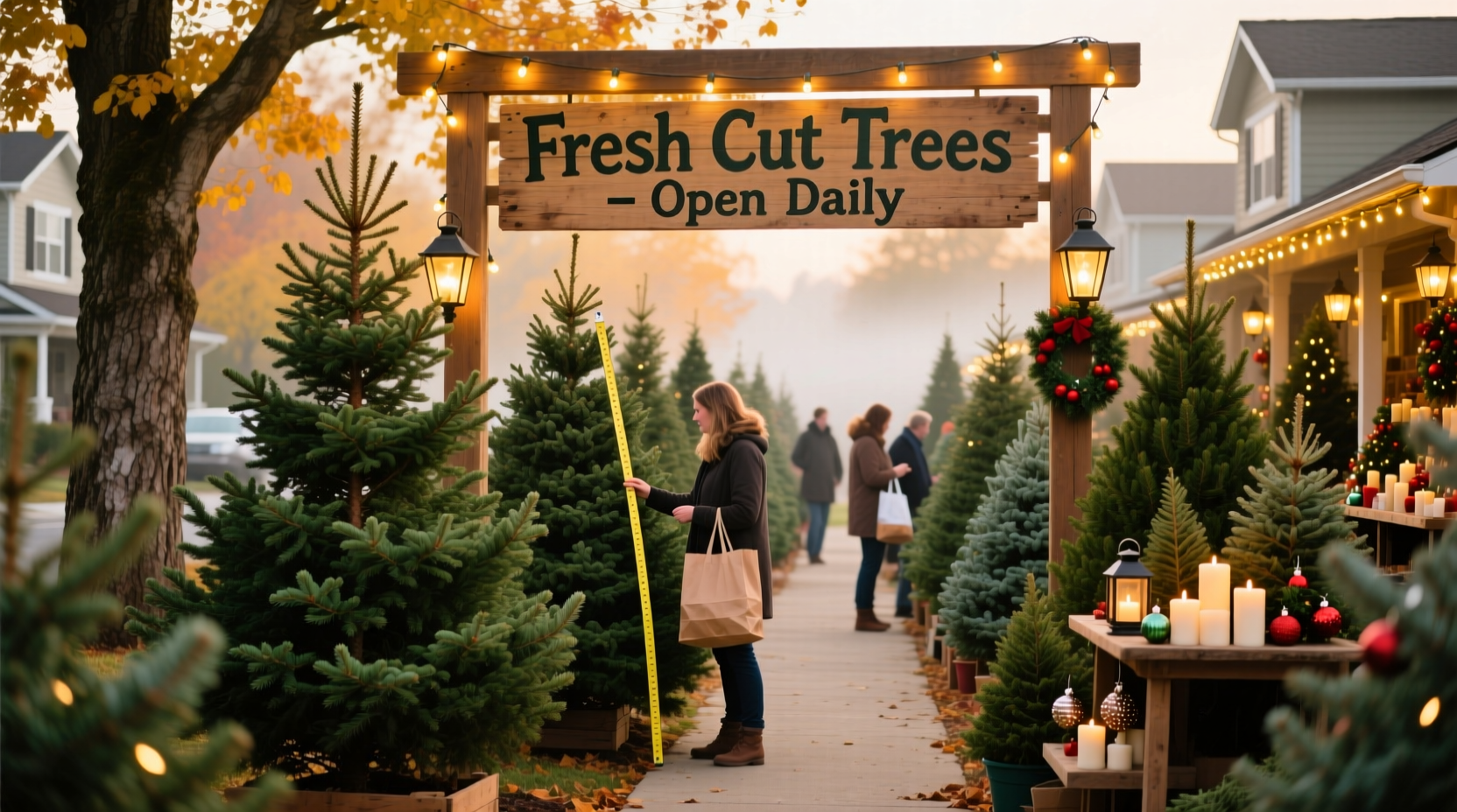 where to buy fresh christmas trees near me