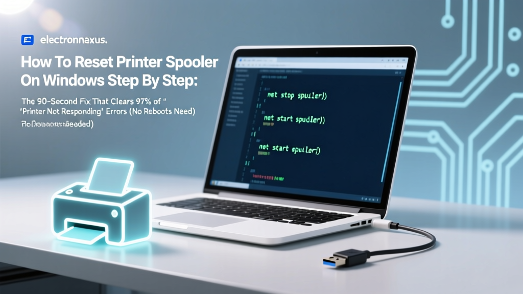 How To Reset Printer Spooler On Windows Step By Step: The 90-Second Fix That Clears 97% of 'Printer Not Responding' Errors (No Reboots Needed)