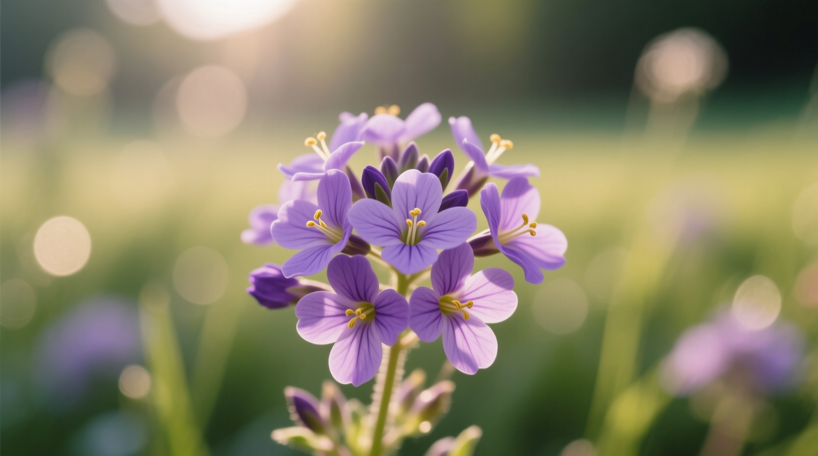 small purple cluster flowers