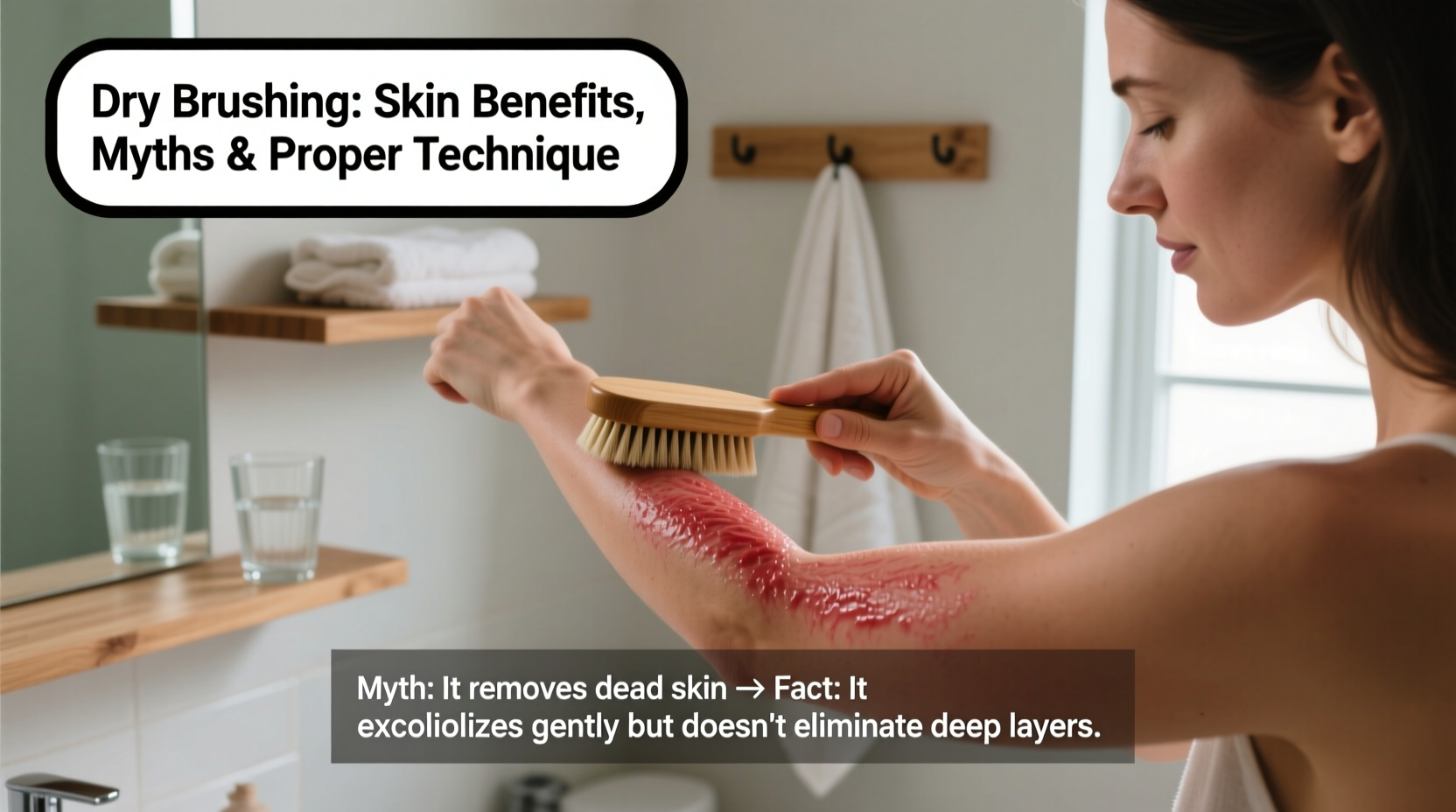 is dry brushing actually good for your skin benefits myths and proper technique