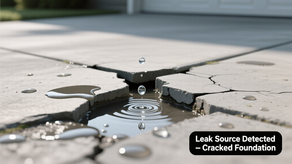 Driveway Cracked & Leaking Water: Quick Diagnosis