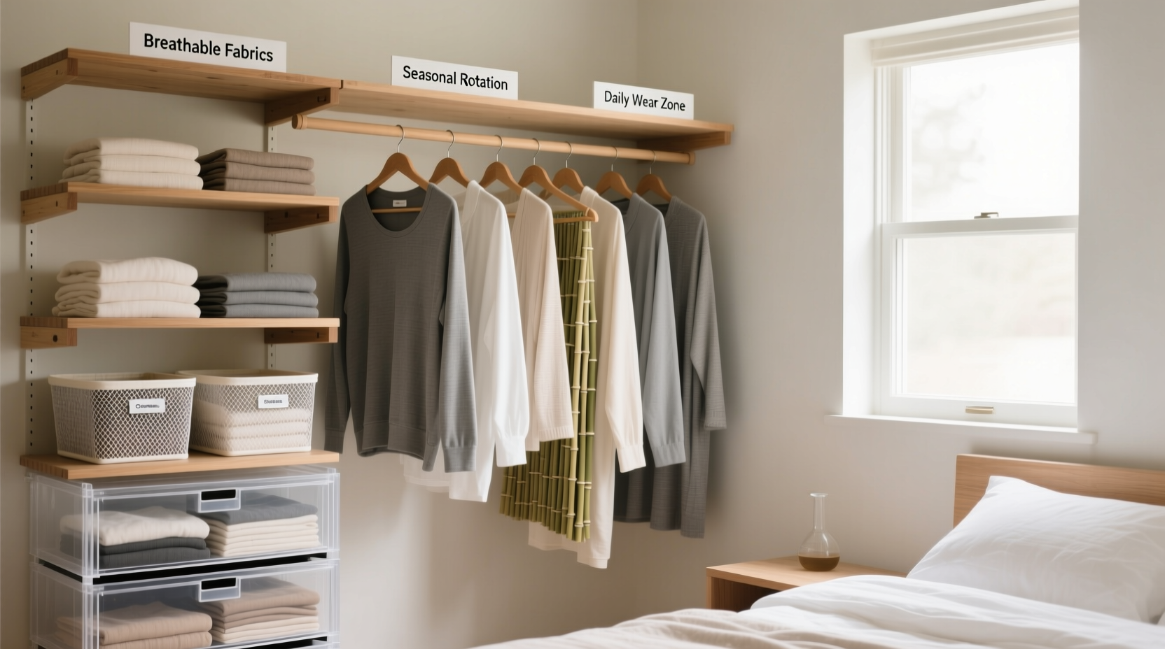 closet organization tips plastic vs mesh shoe storage