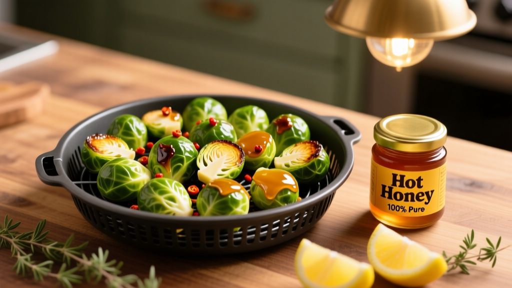 Hot Honey Brussels Sprouts Air Fryer Recipe