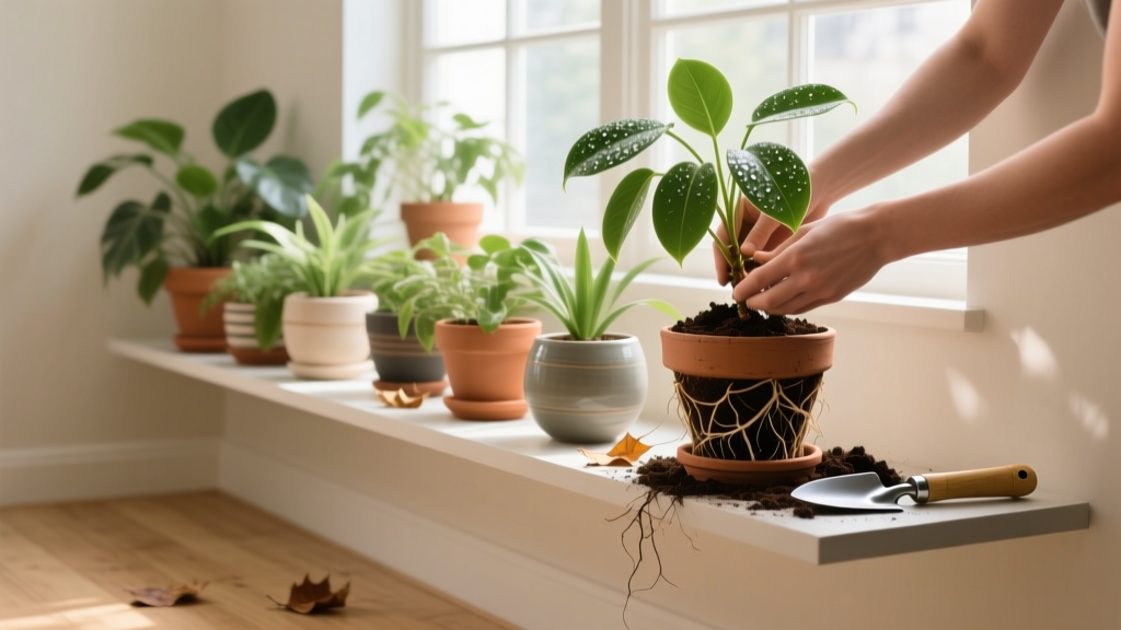 How To Keep Indoor Plants Repotting Guide