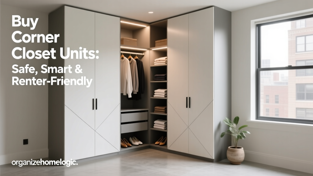 Buy Corner Closet Units: Safe, Smart & Renter-Friendly