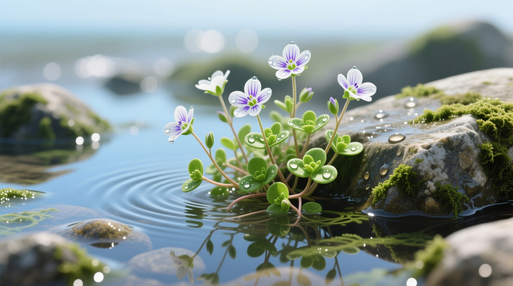 tidal pool creeping speedwell