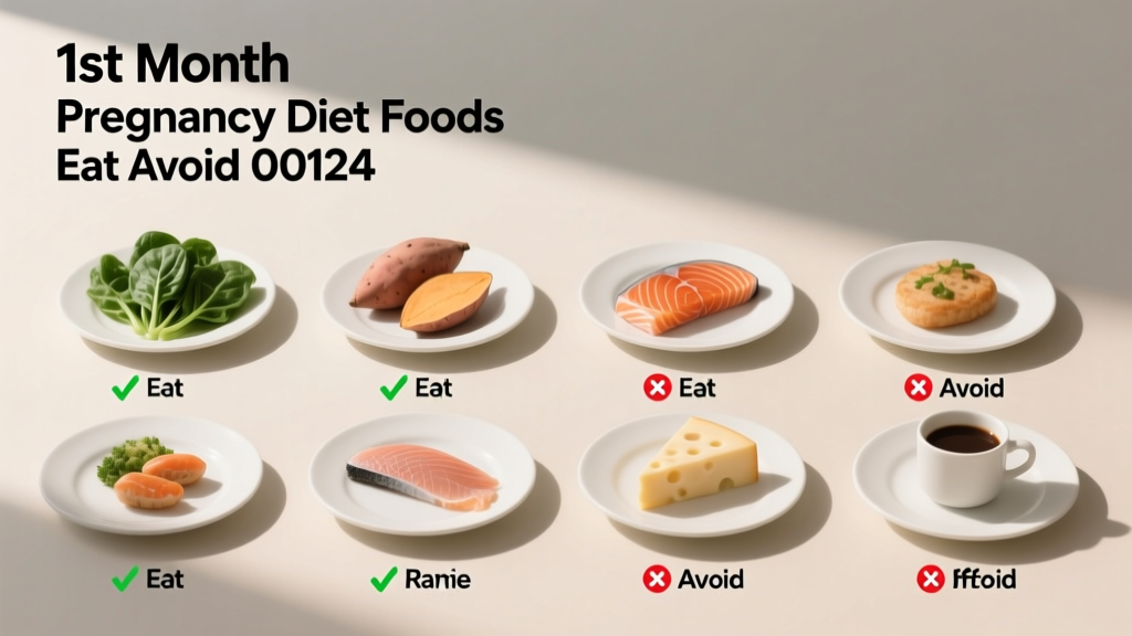 First-Month Pregnancy Diet: Safe Foods to Eat and Critical Foods to Avoid