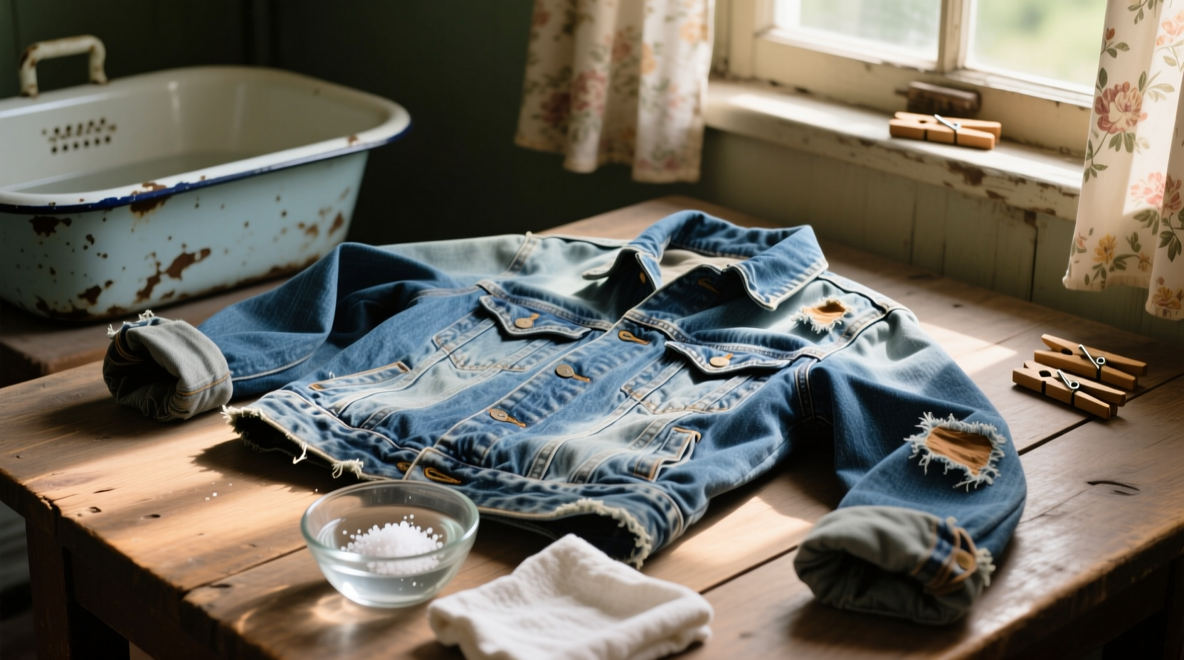 how to revive faded denim jackets without dye