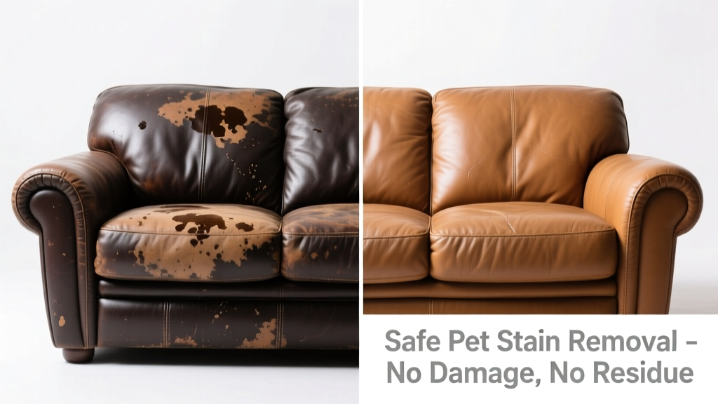How to Remove Pet Stain from Leather Safely