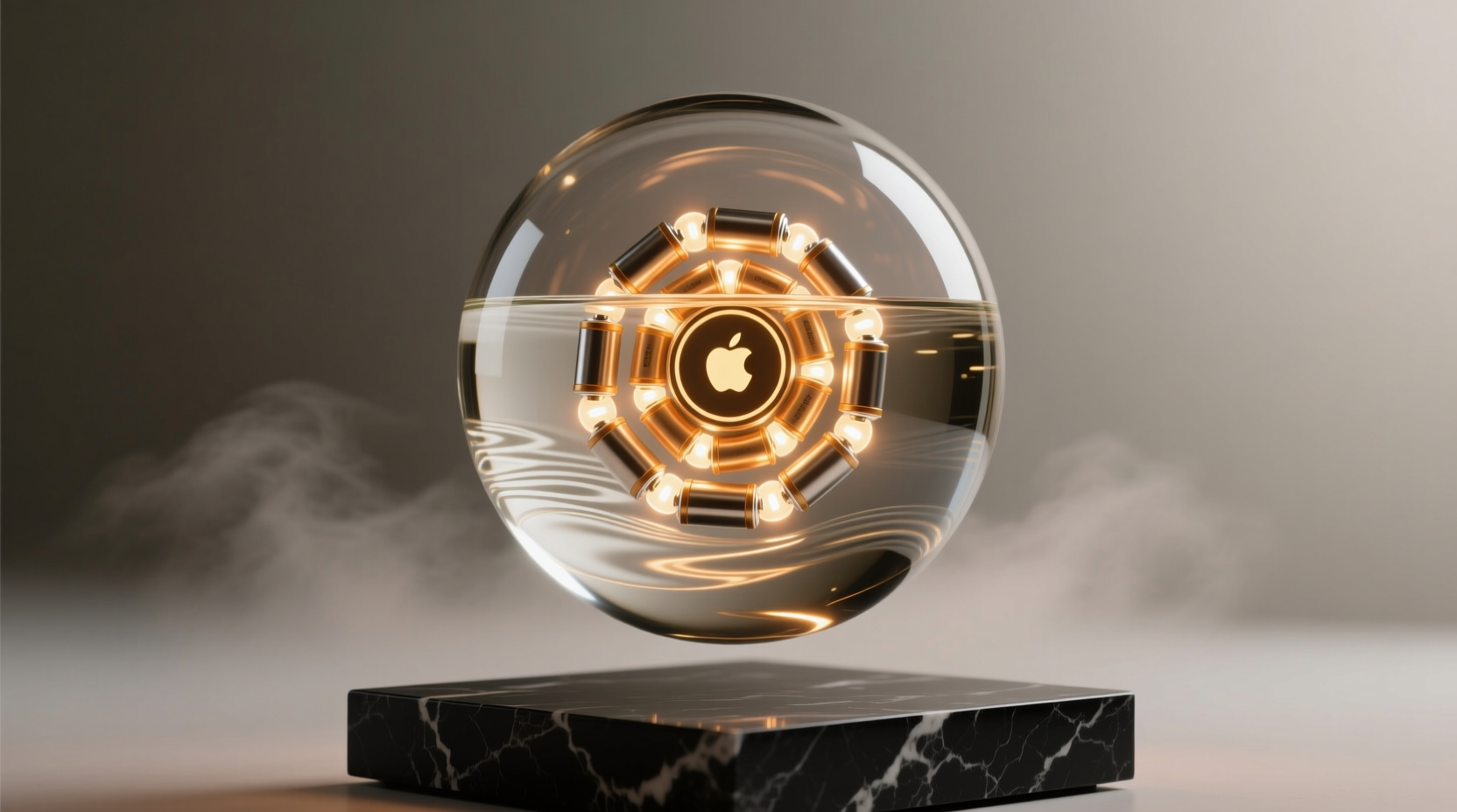 how to make a floating centerpiece with submerged battery lights