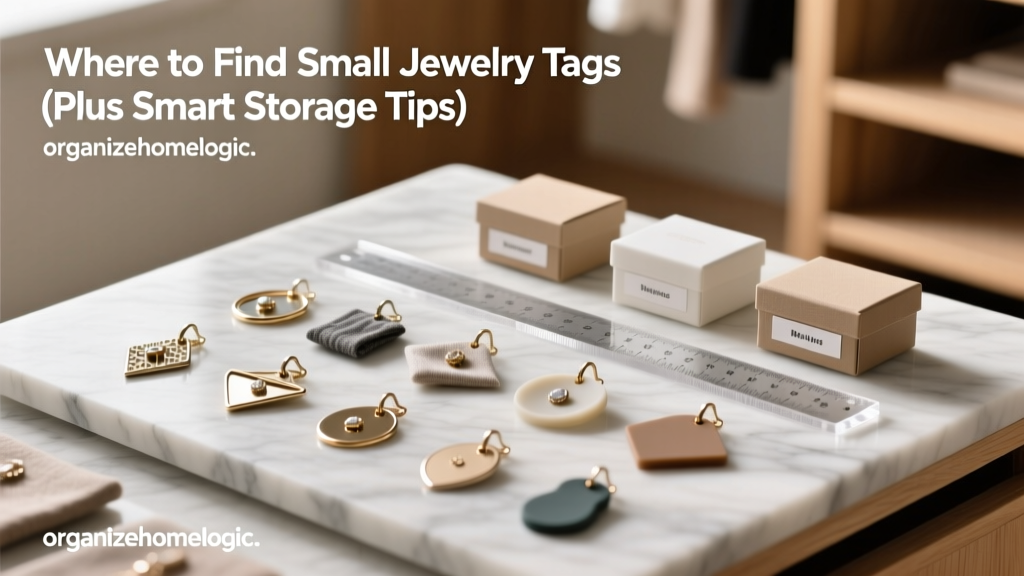 Where to Find Small Jewelry Tags (Plus Smart Storage Tips)