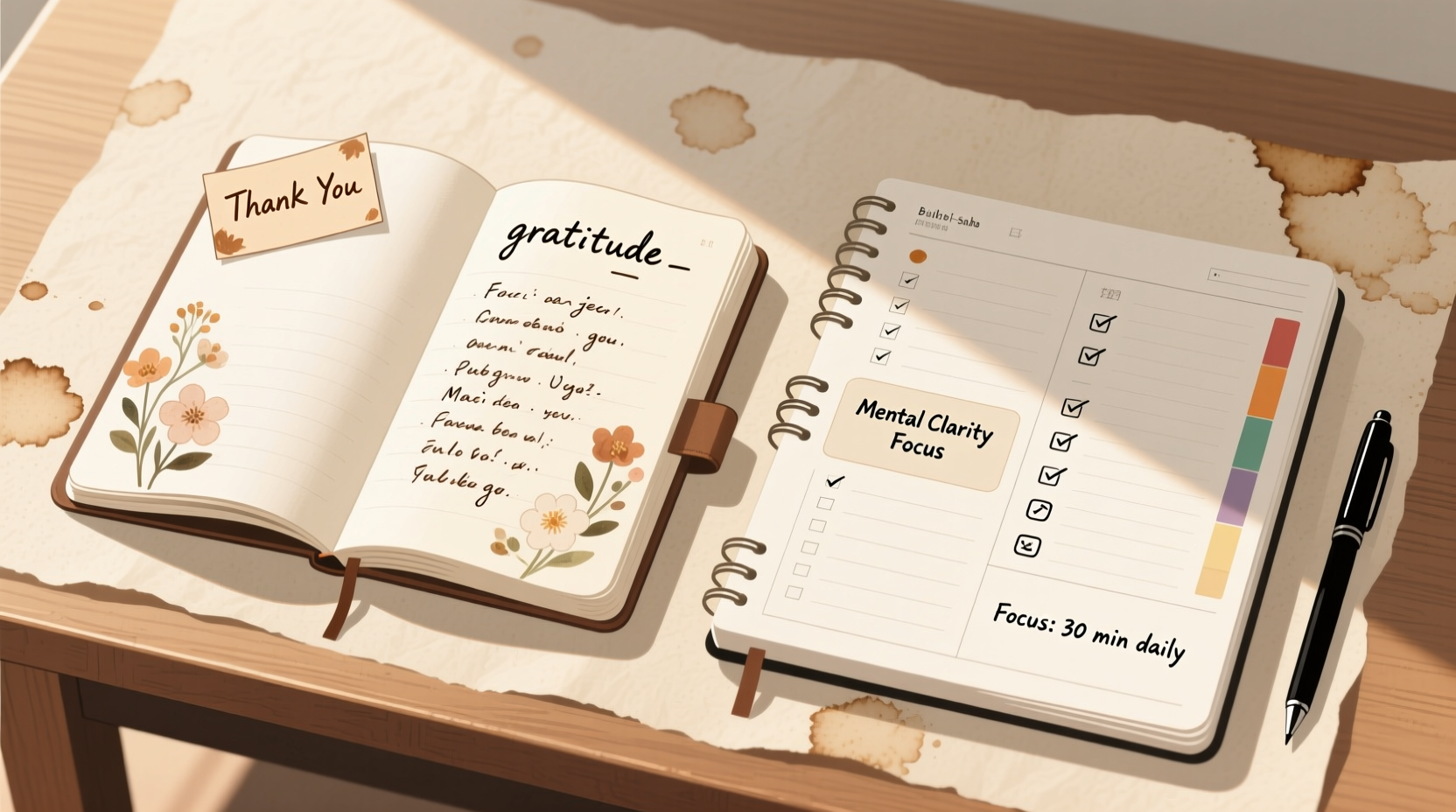 gratitude journaling vs bullet journaling which is better for mental clarity