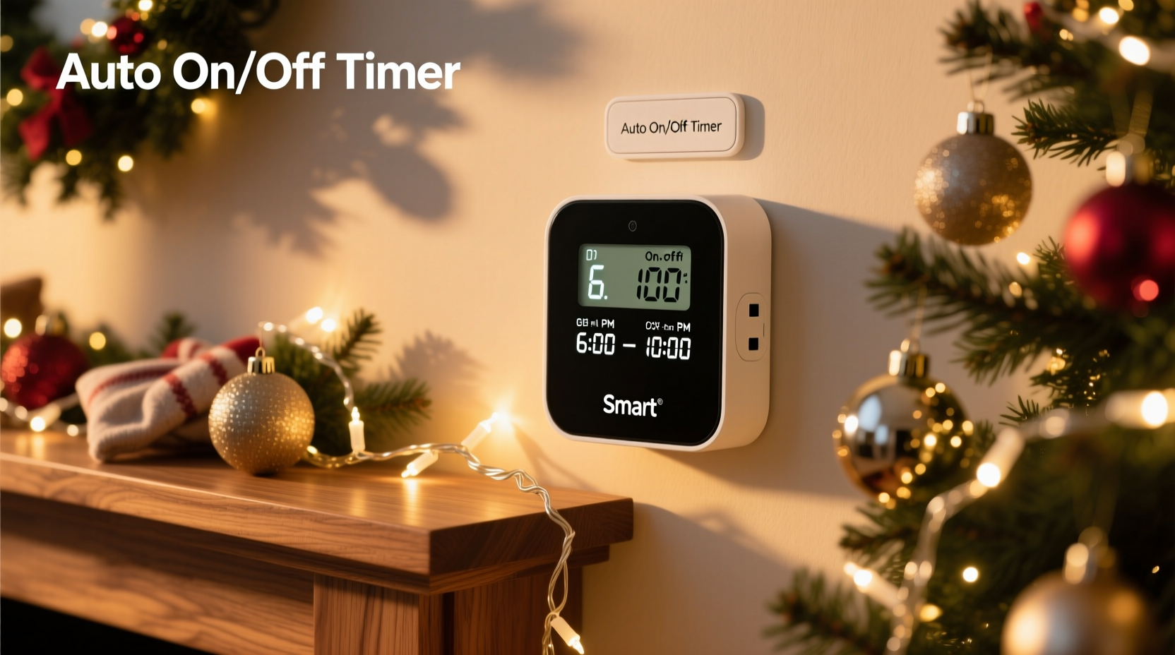 smart outlet vs timer for turning christmas lights on and off automatically