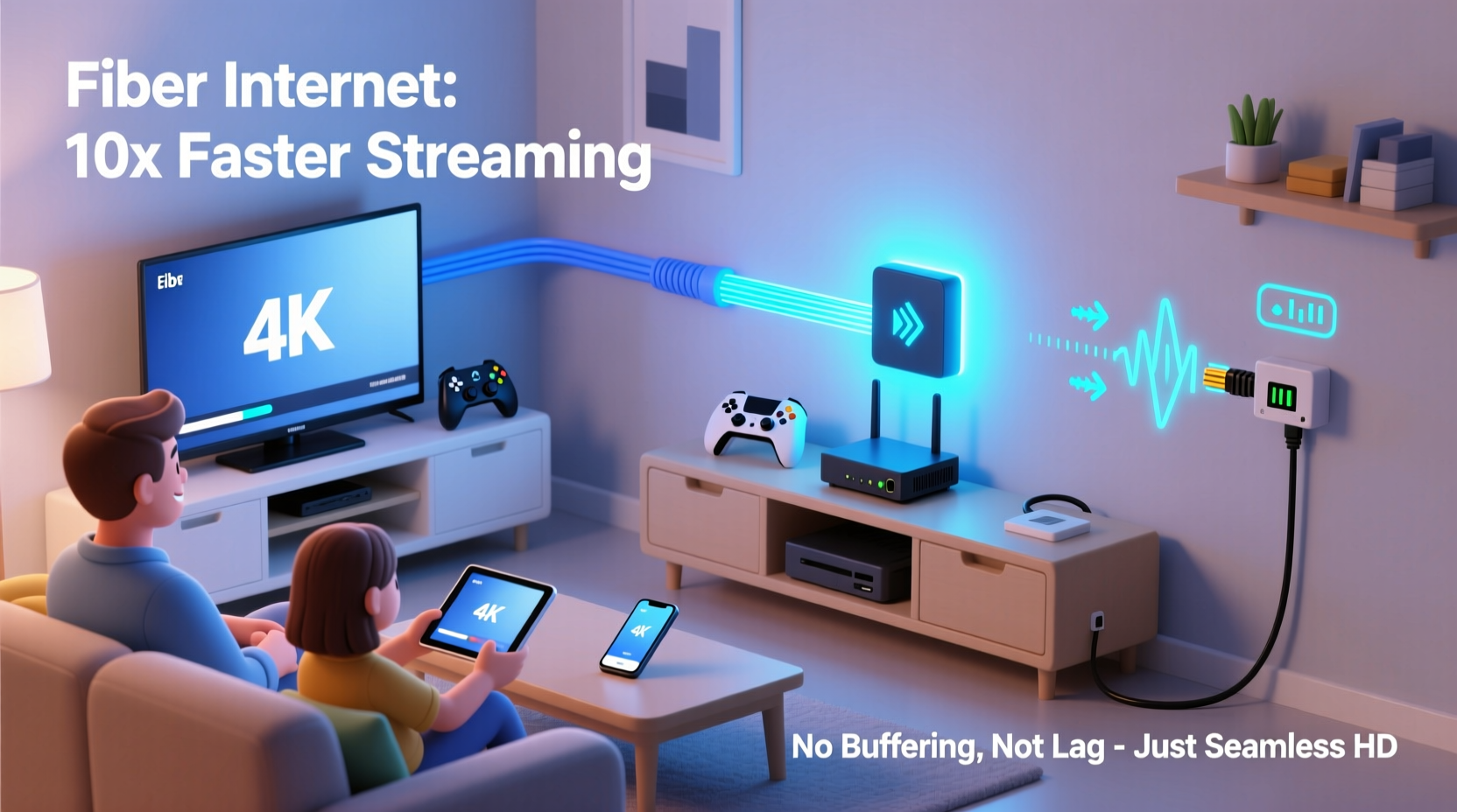 is upgrading to fiber internet worth it for streaming households