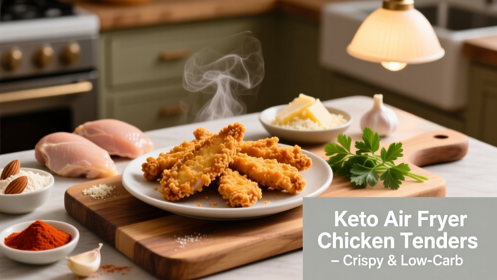 Best Keto Air Fryer Chicken Tenders (Crispy & Low-Carb)