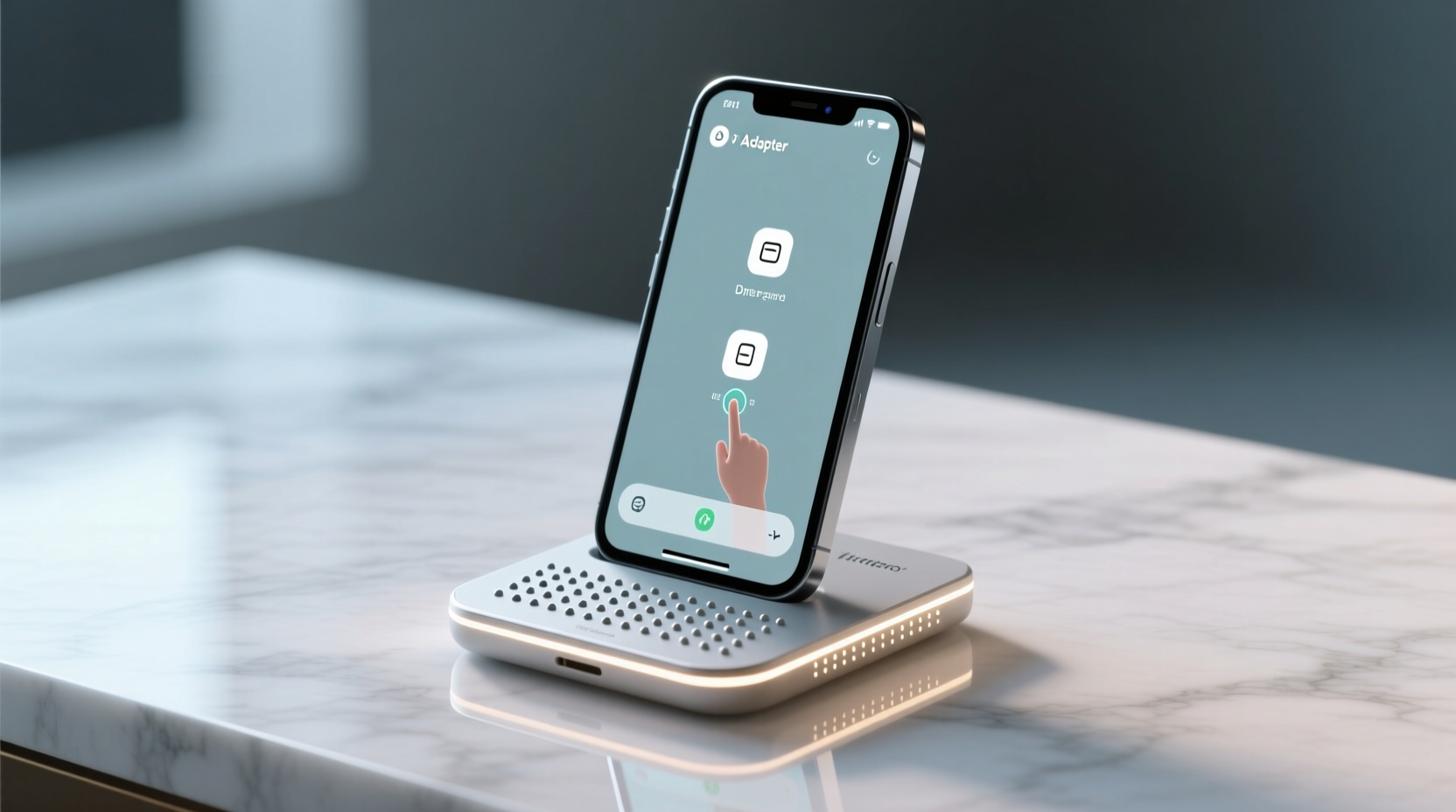 smartphone braille adapter keeps your phone operation