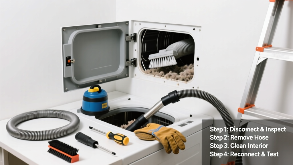 How to Fix a Clogged Dryer Vent: Step-by-Step Repair