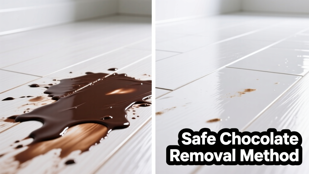 How to Remove Chocolate from Vinyl Flooring Safely