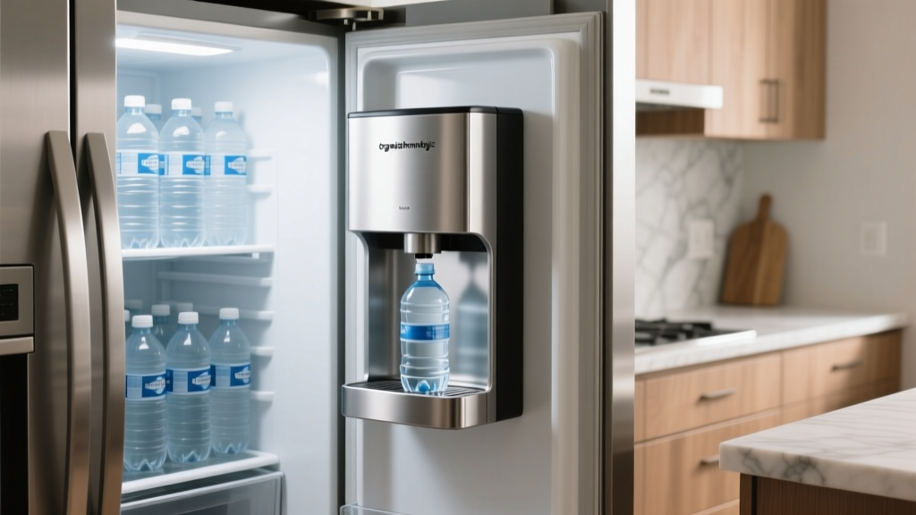 How a Water Bottle Dispenser for the Fridge Works