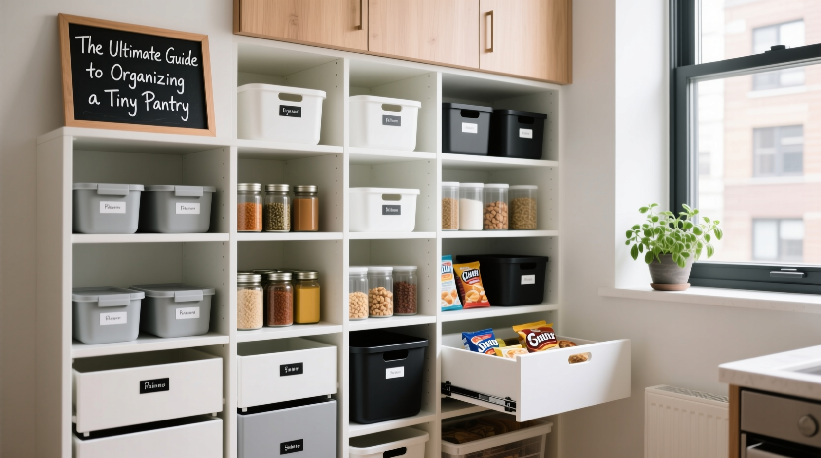 the ultimate guide to organizing a tiny pantry with zero wasted space
