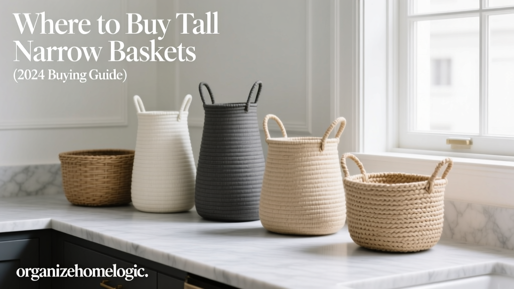Where to Buy Tall Narrow Baskets (2024 Buying Guide)