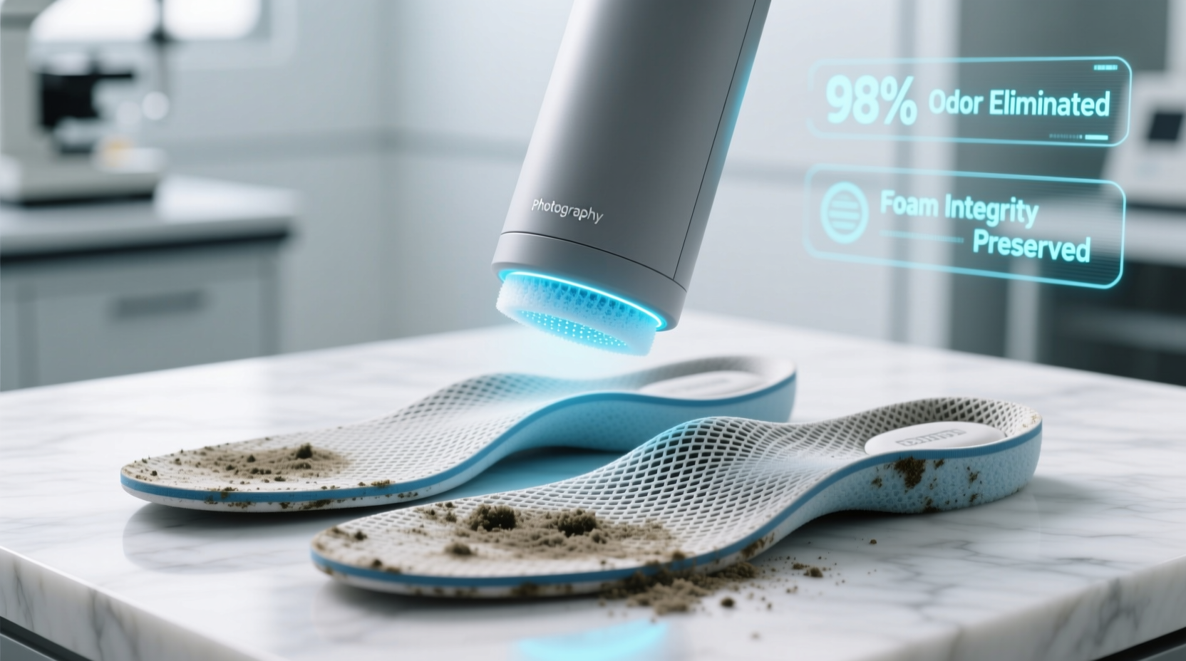 how to clean mesh sneaker insoles without damaging foam