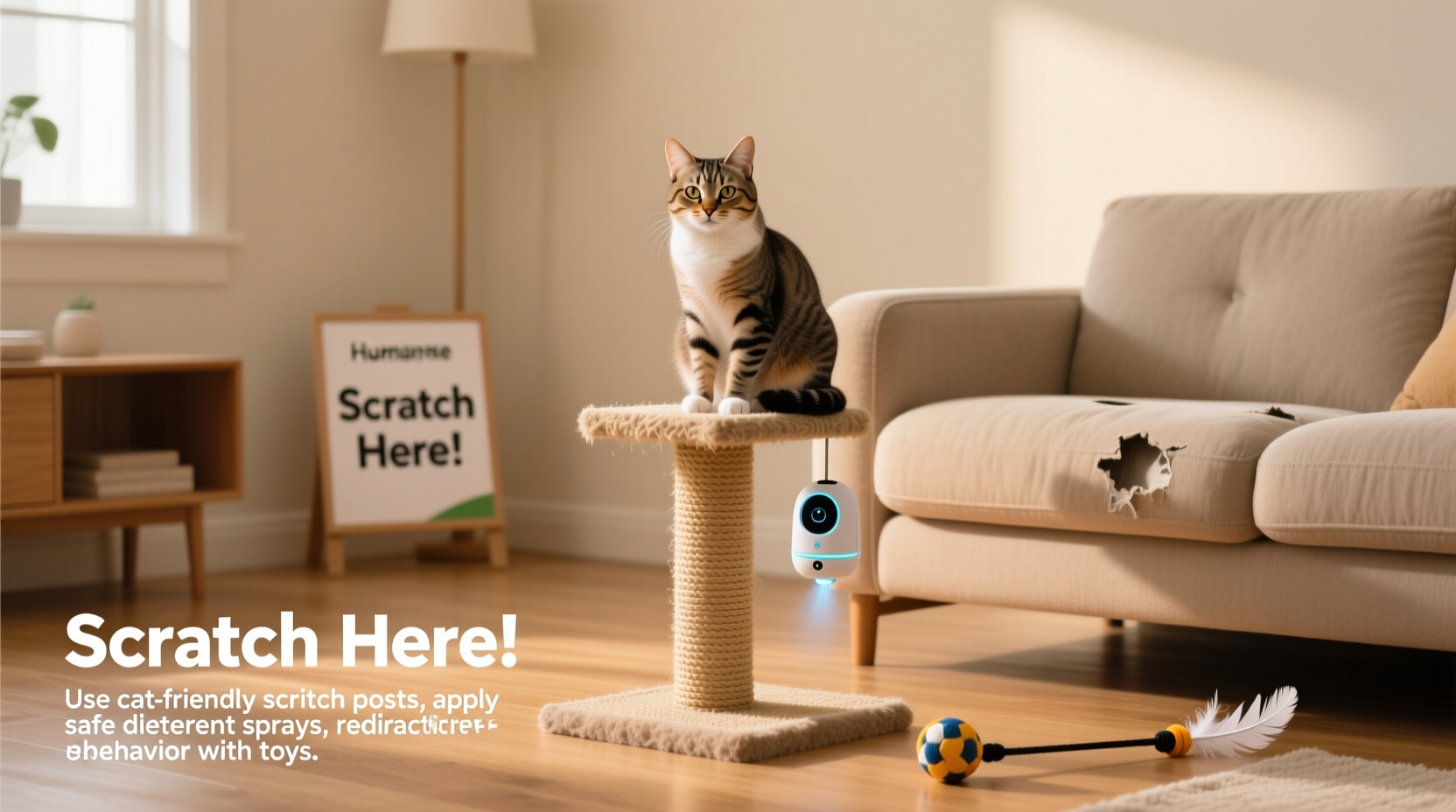 Scratching Deterrents For Furniture photo