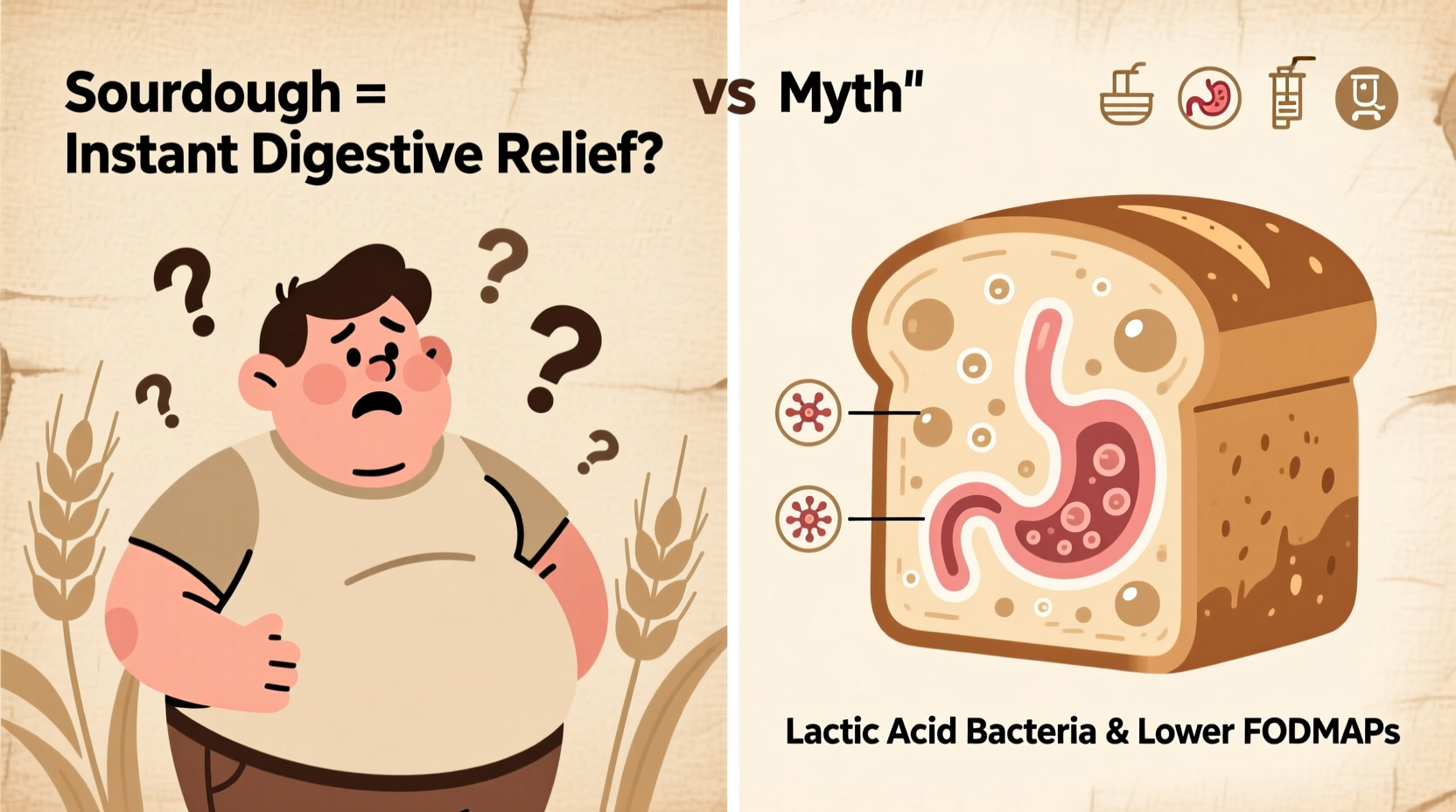 why is sourdough bread better for digestion myth vs reality