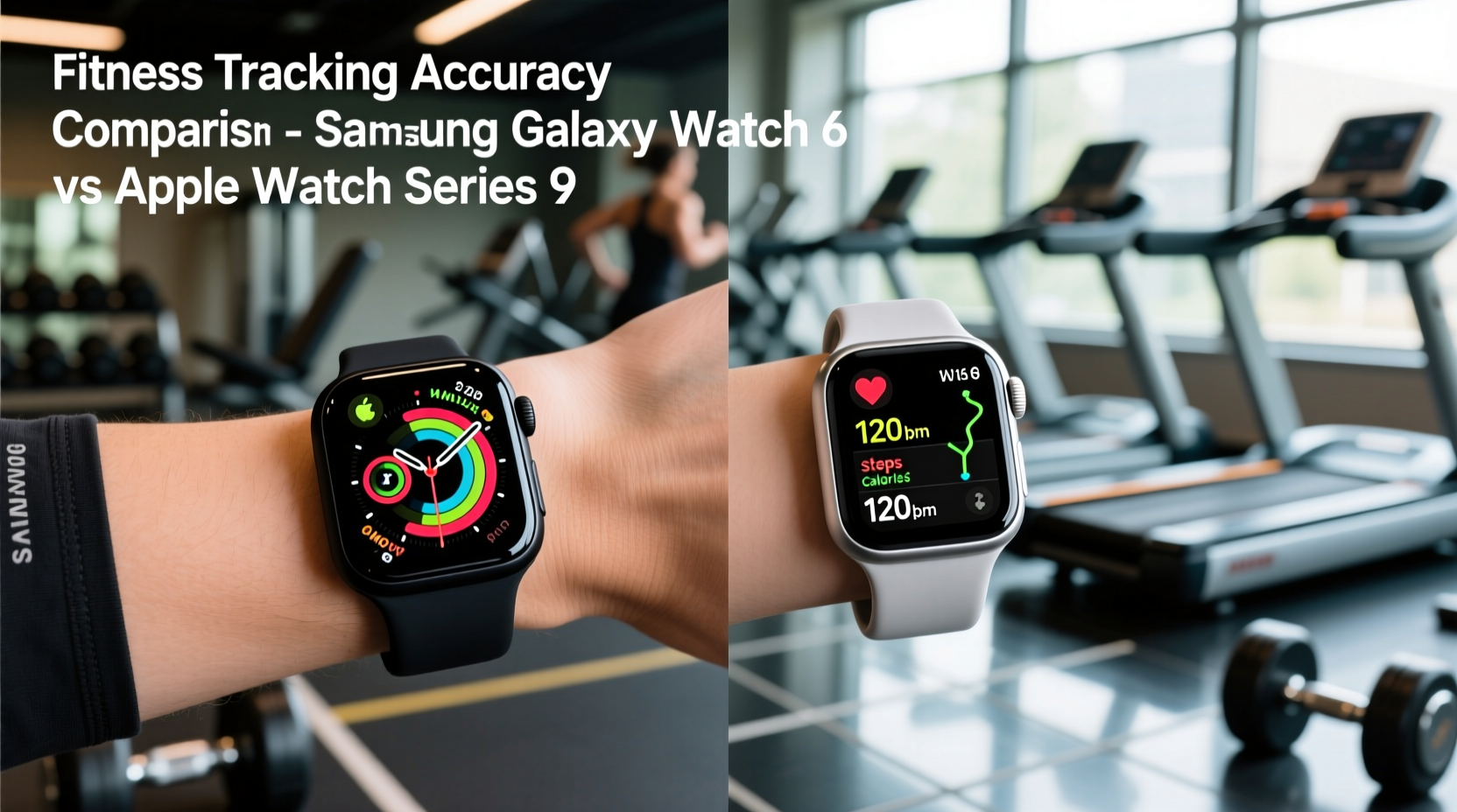 samsung galaxy watch 6 vs apple watch series 9 for fitness tracking accuracy