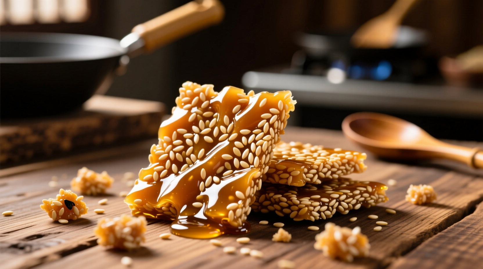 the secret ingredient sesame sweet sesame brittle recipe