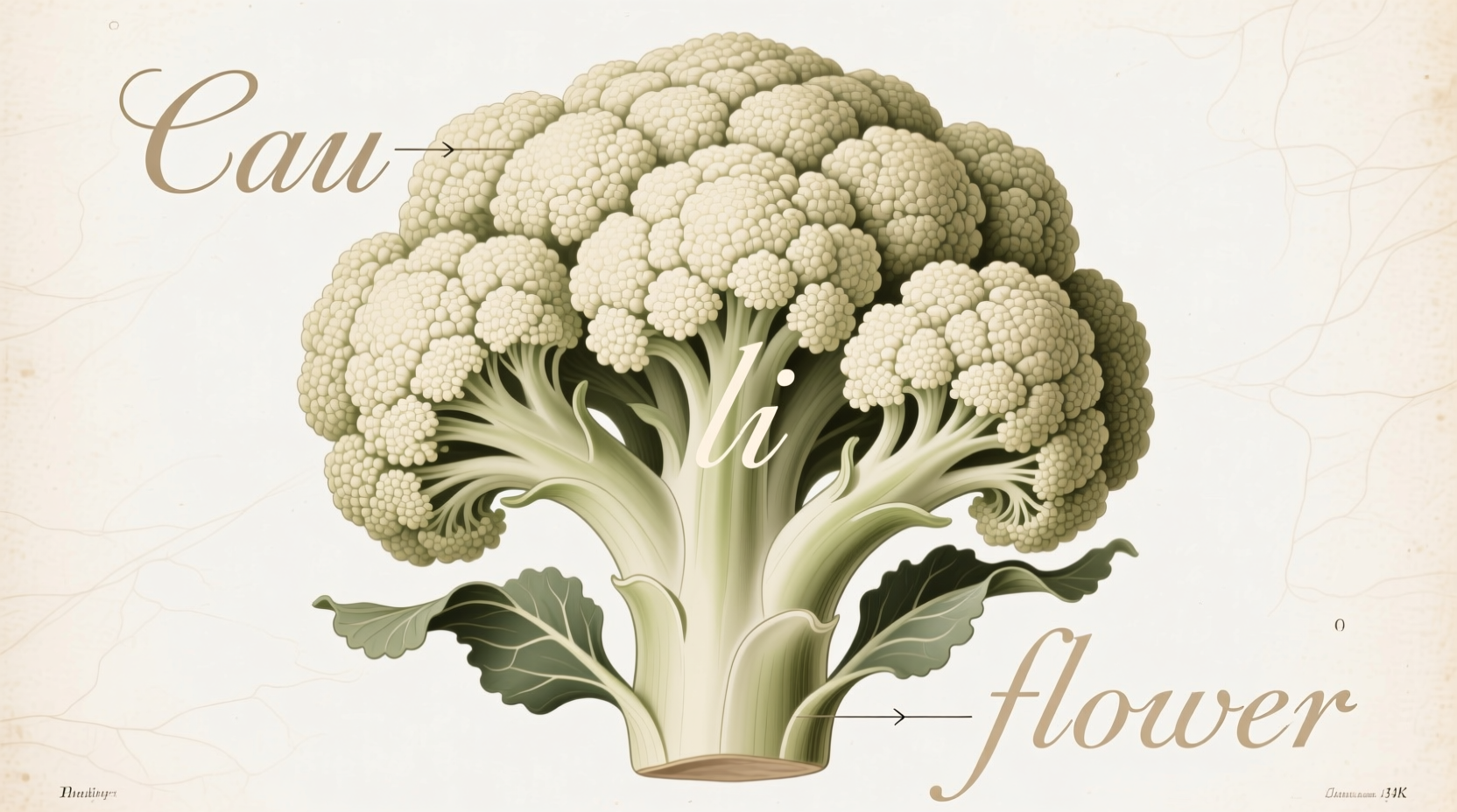 Cauliflower spelling breakdown with syllables