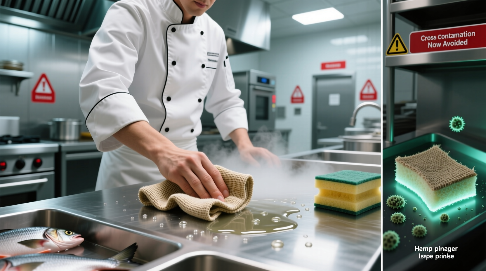hemp dishcloths for raw fish prep evidence based truth