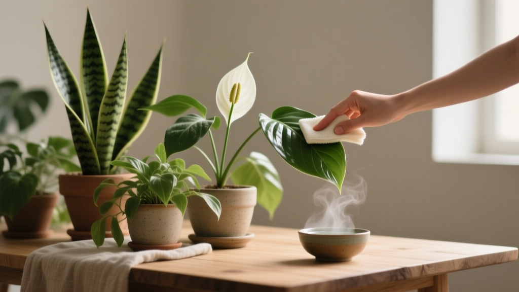 How to Clean Indoor Plant Leaves Naturally