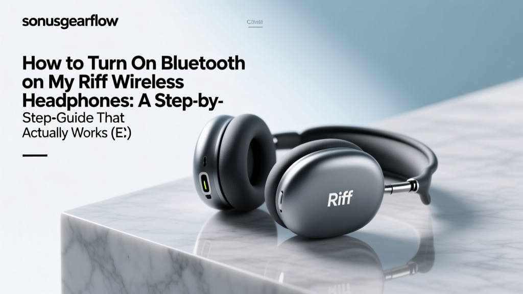 How to Turn On Bluetooth on Riff Wireless Headphones
