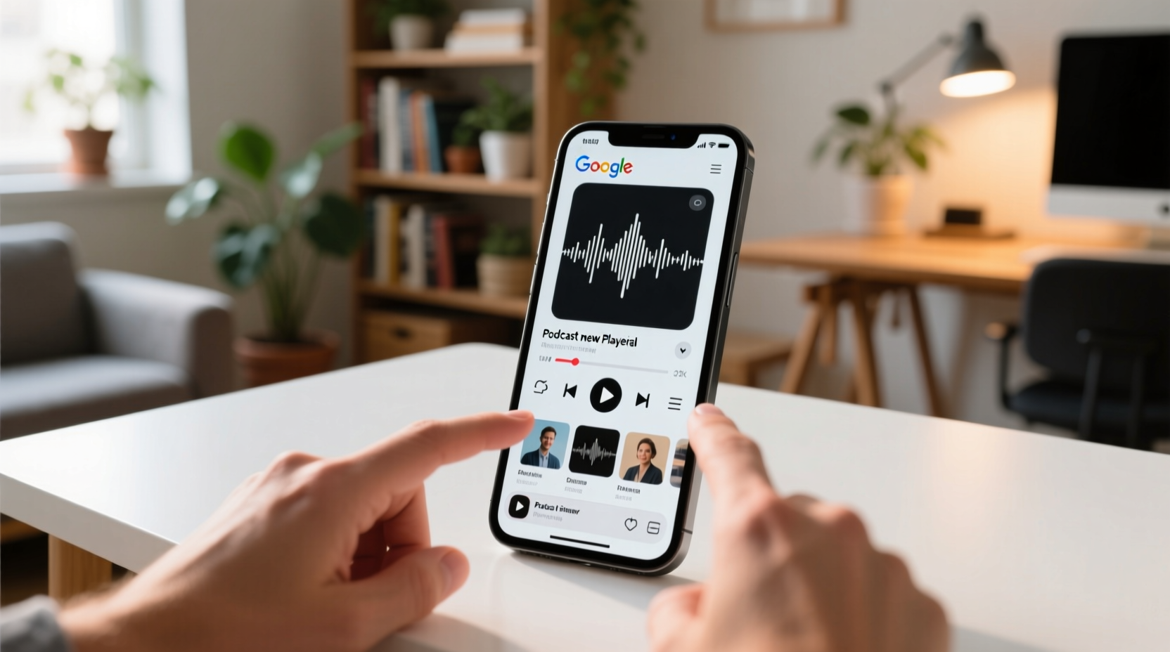 how to use googles new podcast player