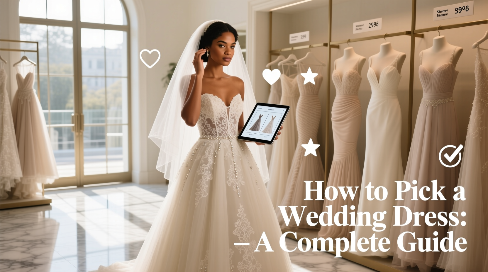 how to pick a wedding dress