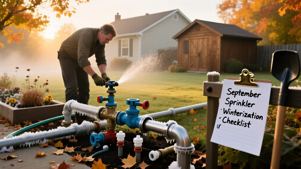 September Sprinkler Winterization Checklist
