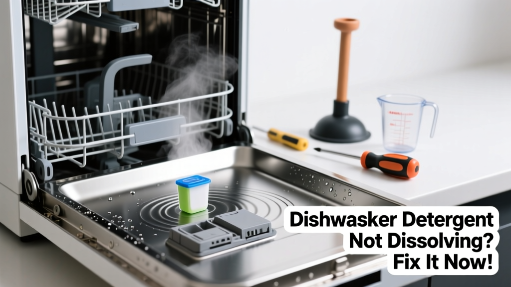 Dishwasher Detergent Not Dissolving & Making Noise Fix