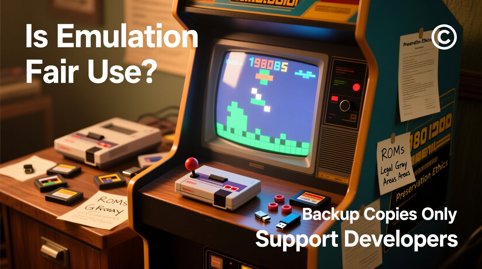retro game console emulation legal gray areas and best practices