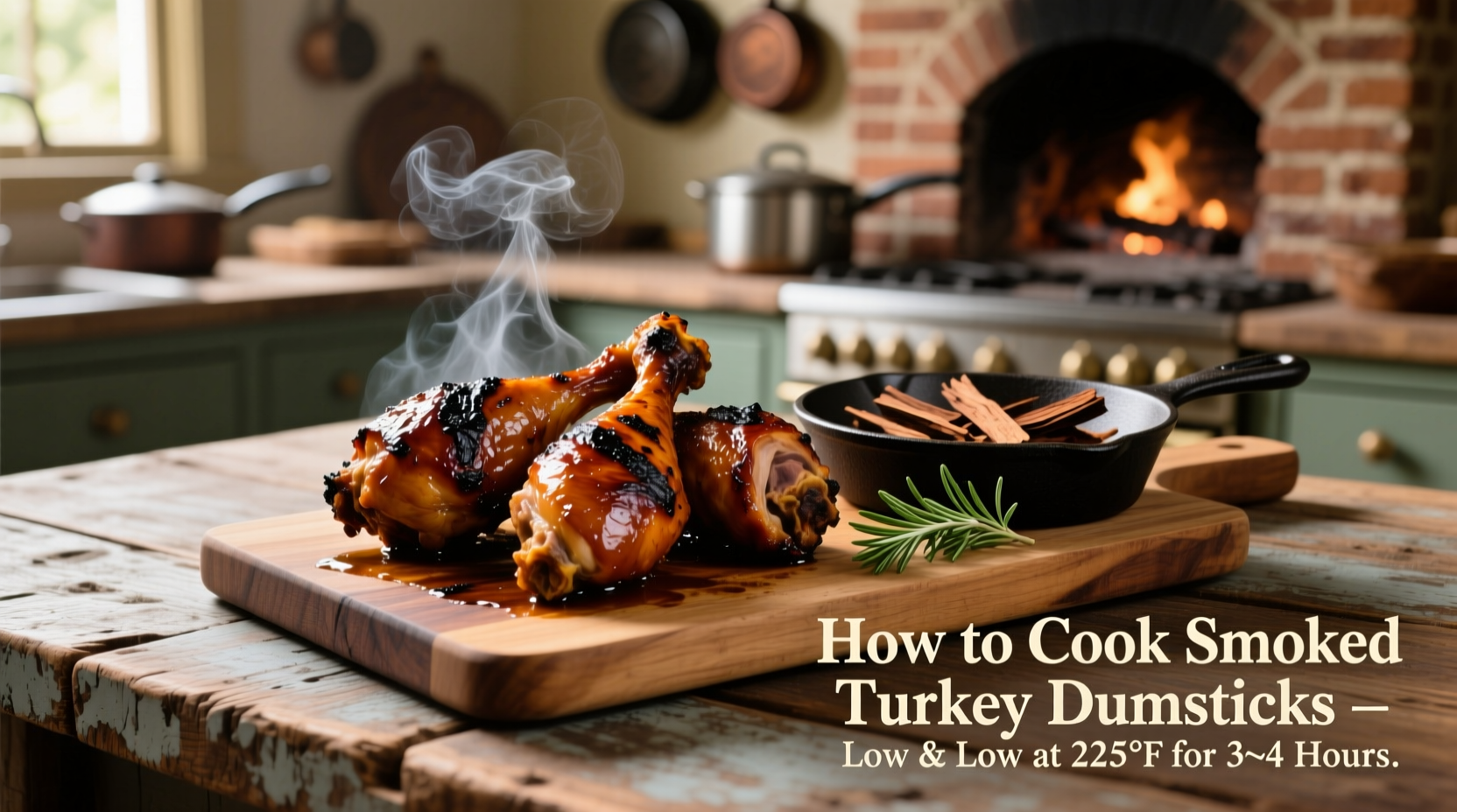 smoked turkey drumsticks how to cook