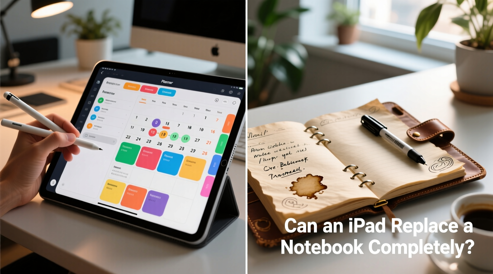 digital planner vs paper planner can an ipad replace a notebook completely